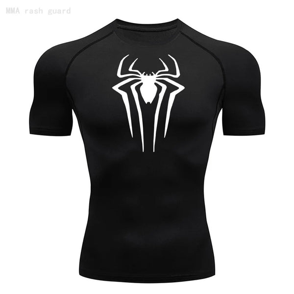 Spider Design Compression Shirts
