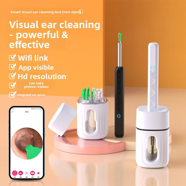 Wireless Visual Ear Cleaning Endoscope