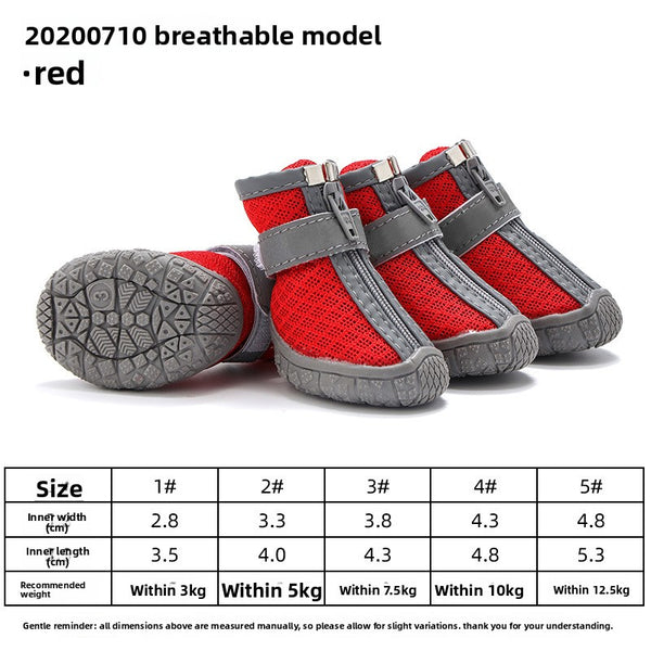 Mesh Dog Shoes