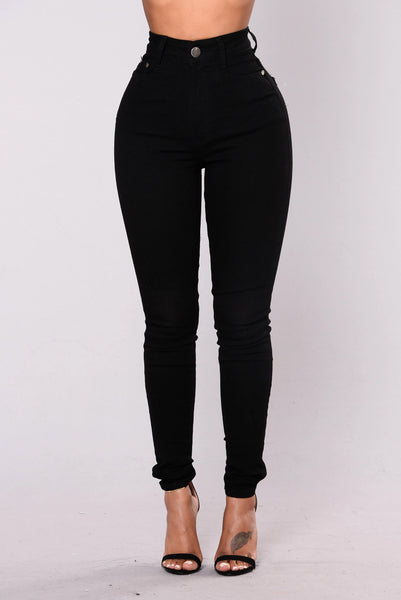 High Waist Stretch Jeans