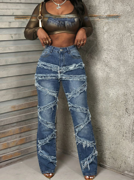 Viscose Fiber Denim Jeans