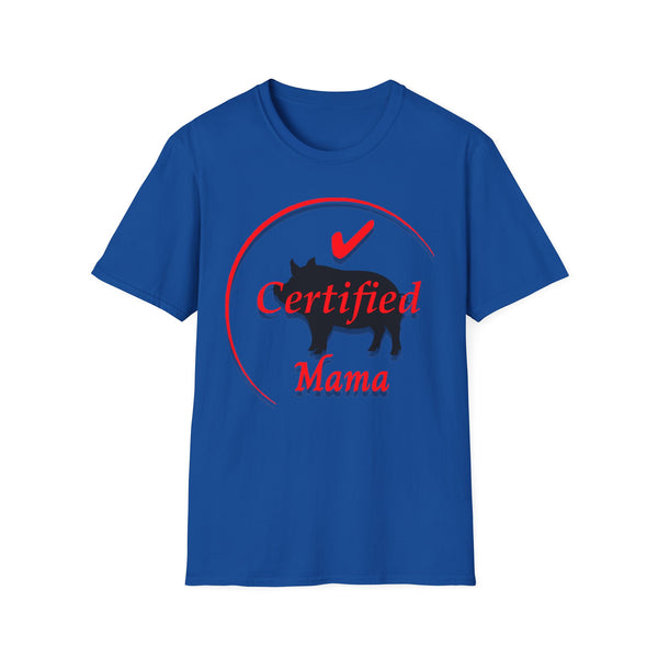 Certified Pig Mama T-Shirt Red Logo