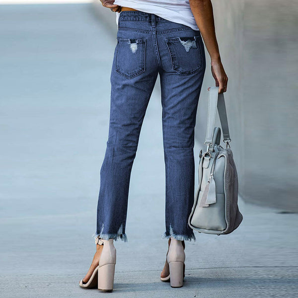 Slim Fit Ripped Jeans