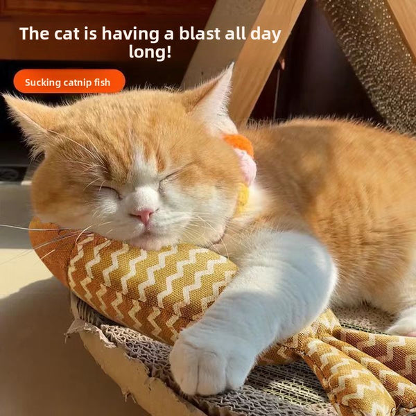 Fish-Shaped Cat Toys