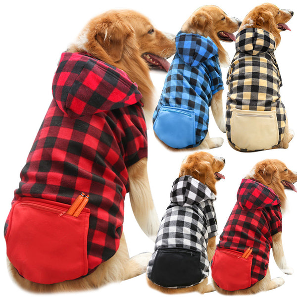 Checkered Dog Hoodies