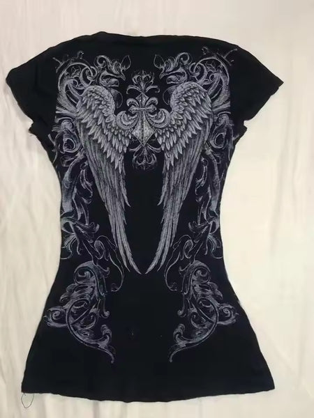 Angel Wings Short Sleeve Shirt