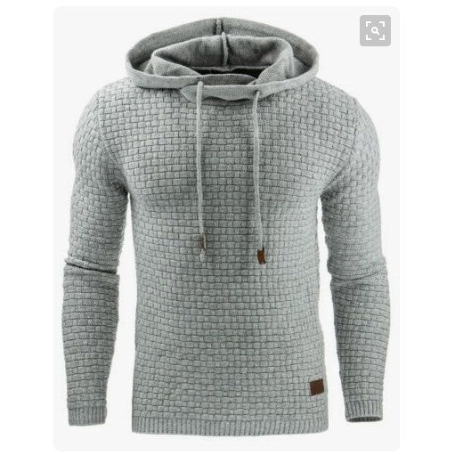 Jacquard Pattern Casual Hoodies