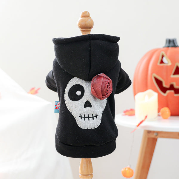 Halloween-Themed Cat Sweatshirt