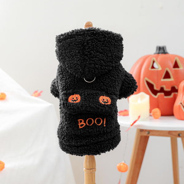 Halloween-Themed Cat Sweatshirt