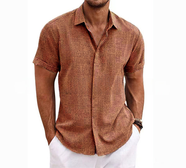 Thin Short-Sleeved Beach Shirt