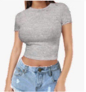 Body-Hugging Crop Top