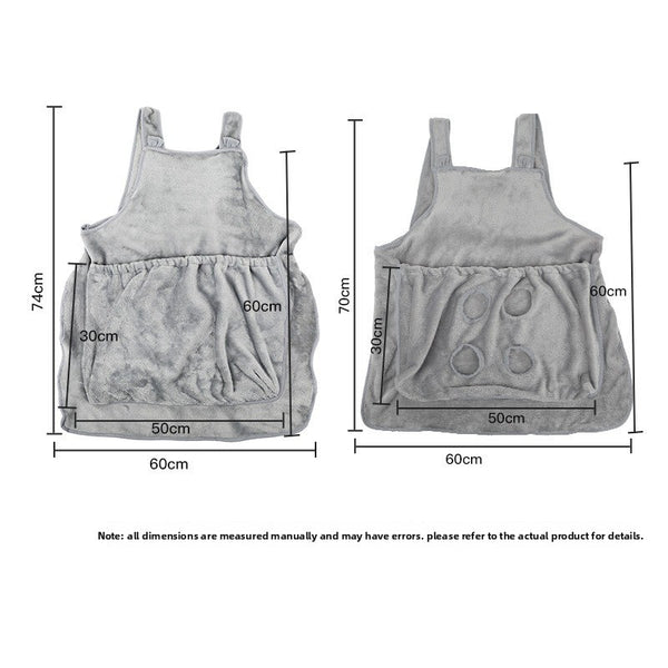 Soft Cat Grooming Apron