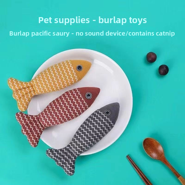 Fish-Shaped Cat Toys