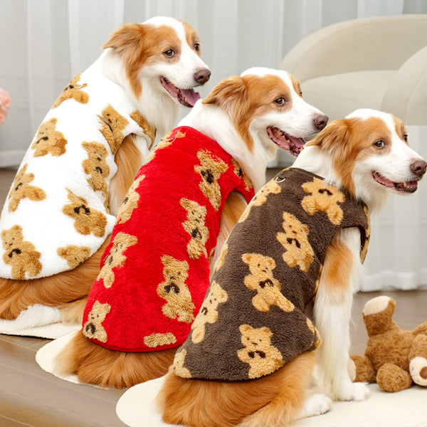 Teddy Bear Patterned Dod Sweaters