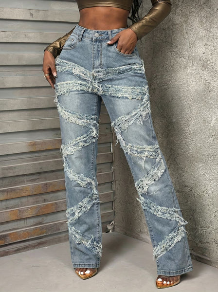 Viscose Fiber Denim Jeans