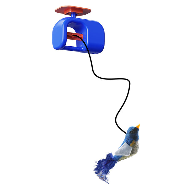 Electric Hanging Cat Toy with Automatic Rotation