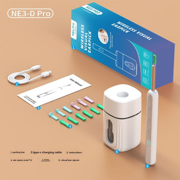 Wireless Visual Ear Cleaning Endoscope