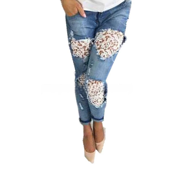 Stretchy Cotton Denim Jeans