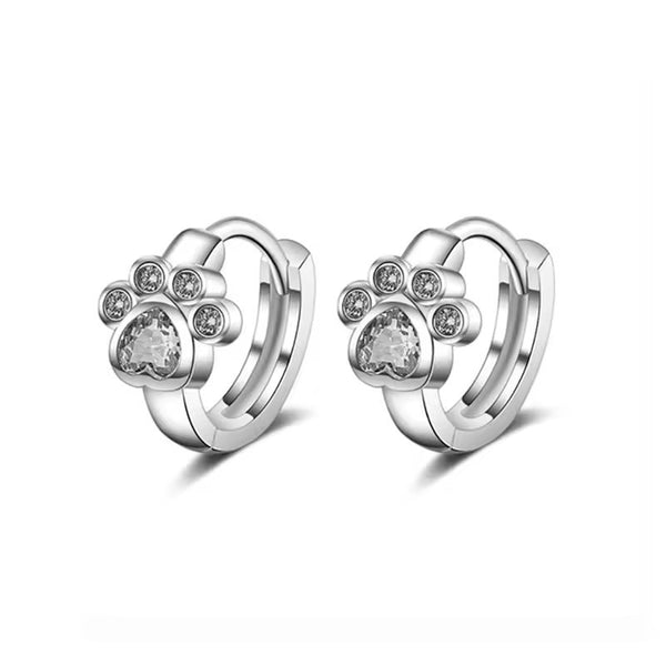 Cat Paw Print Earrings