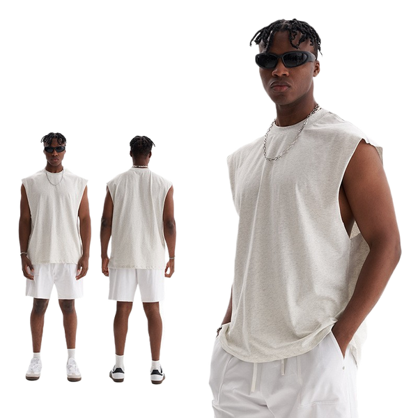 Round Neck Sleeveless Vest