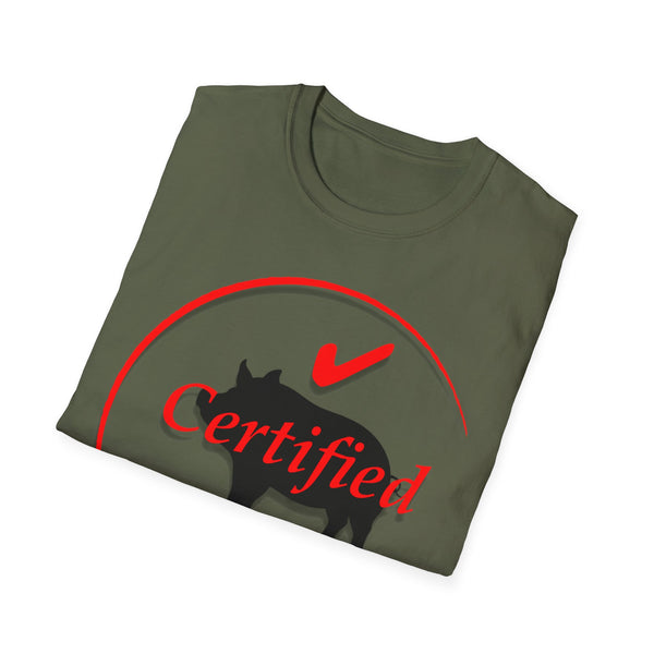 Certified Pig Mama T-Shirt Red Logo