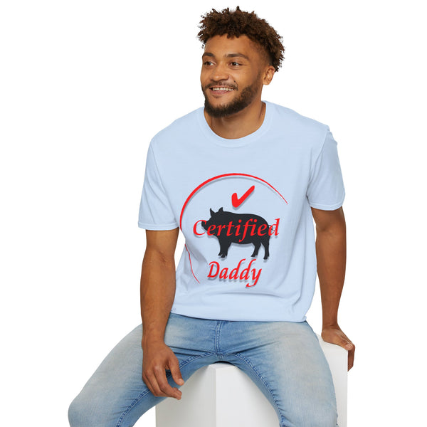 Certified Pig Daddy T-Shirt Red Logo