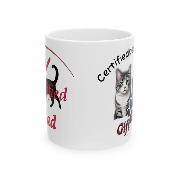 Certified Cat Dad Mug (11oz/15oz)