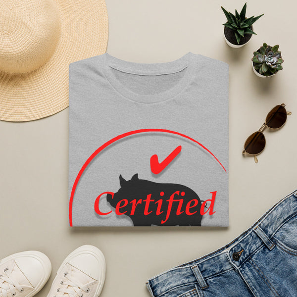 Certified Pig Mama T-Shirt Red Logo