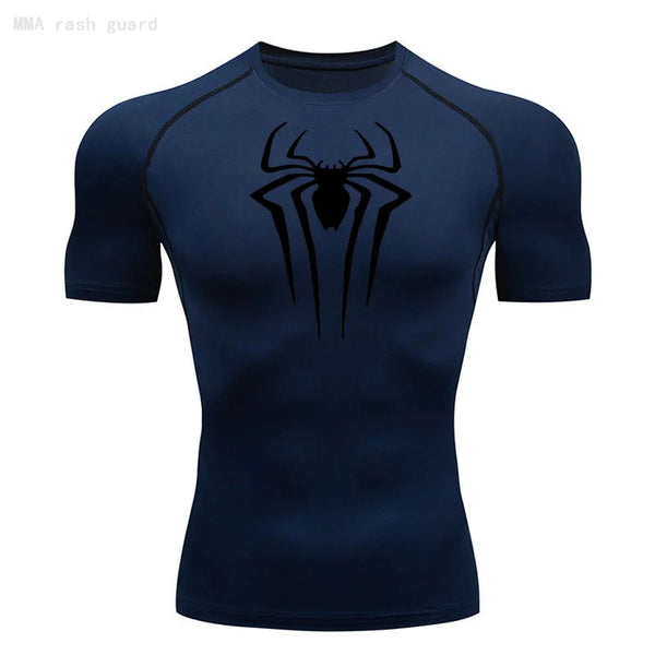 Spider Design Compression Shirts