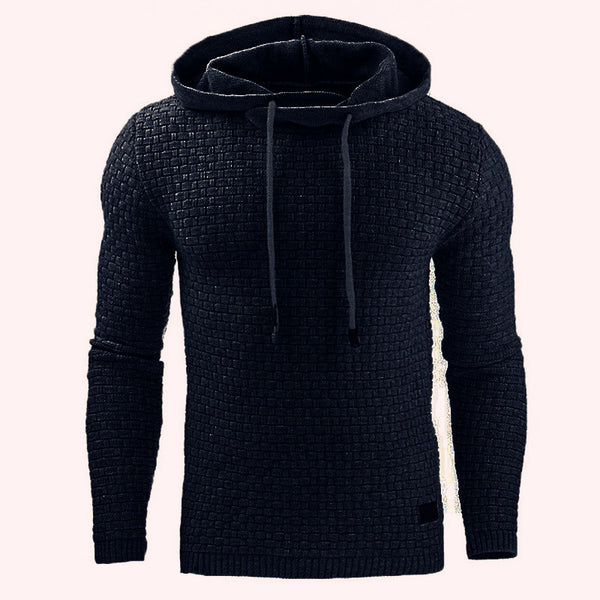 Jacquard Pattern Casual Hoodies
