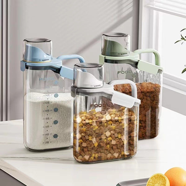 Cat Food Storage Dispenser