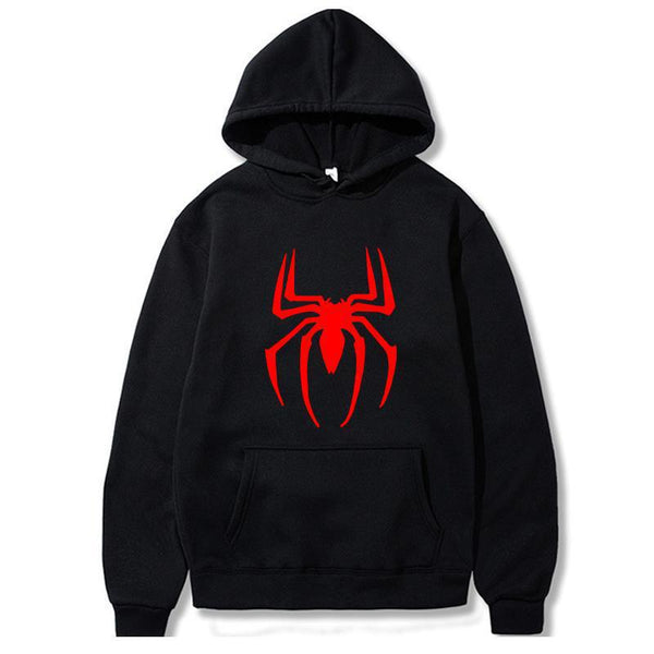 Spider Print Hoodies