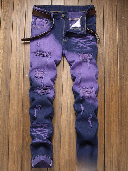 Ripped Distressed Skinny Jeans