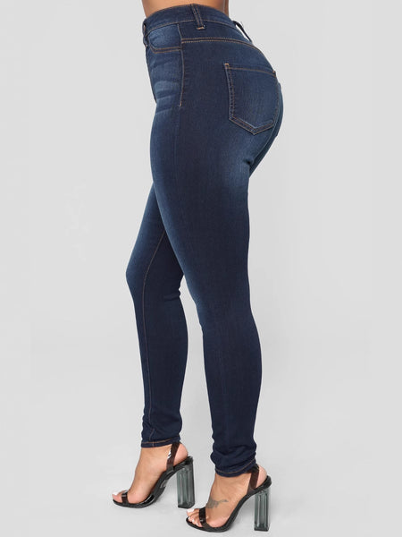 High Waist Stretch Jeans