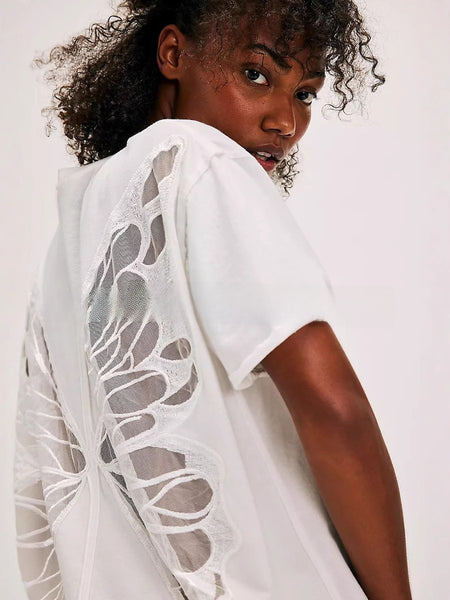 Butterfly Wings Design T-Shirts