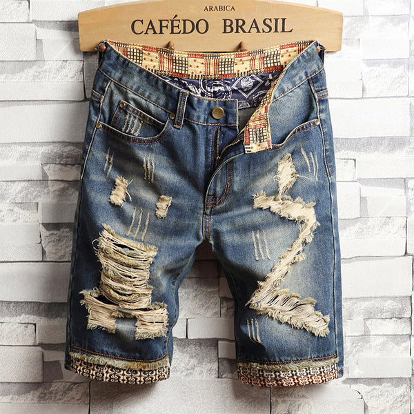 denim shorts