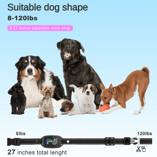 Automatic Anti-Bark Dog Training Collar with Electric Shock
