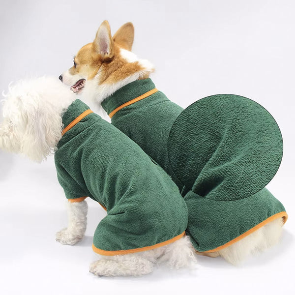 Quick-Dry Dog Bathrobe