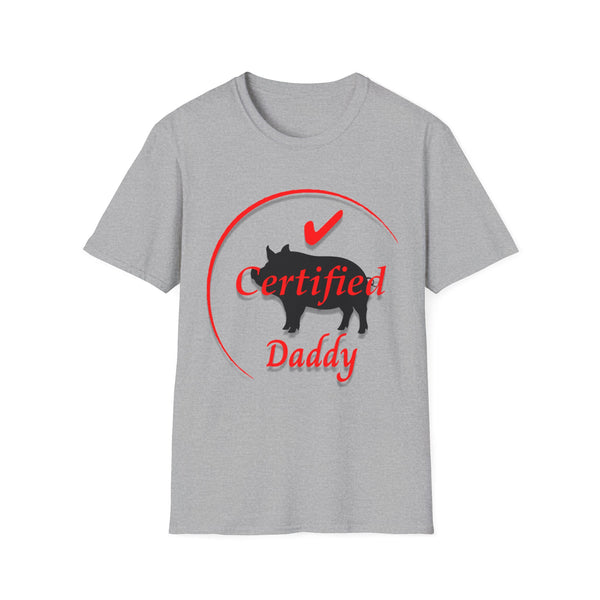 Certified Pig Daddy T-Shirt Red Logo