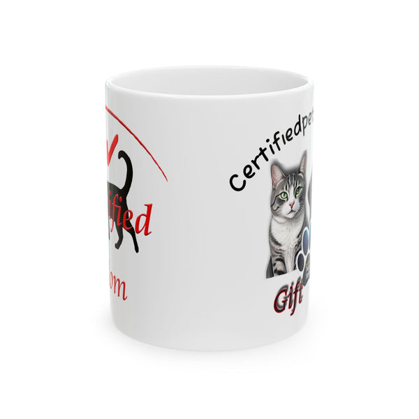 Certified Cat Mom Mug (11oz/15oz)