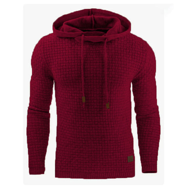 Jacquard Pattern Casual Hoodies