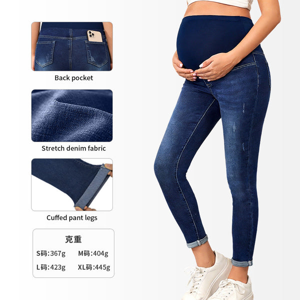 Breathable Stretchy Maternity Jeans