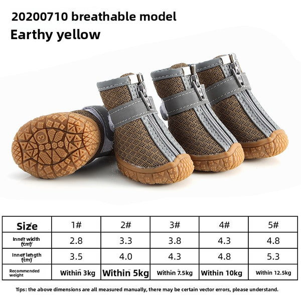 Mesh Dog Shoes