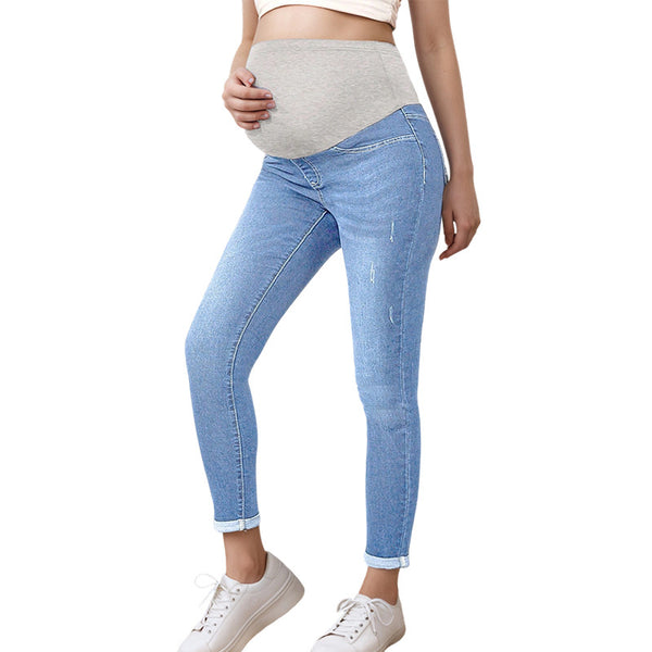 Breathable Stretchy Maternity Jeans