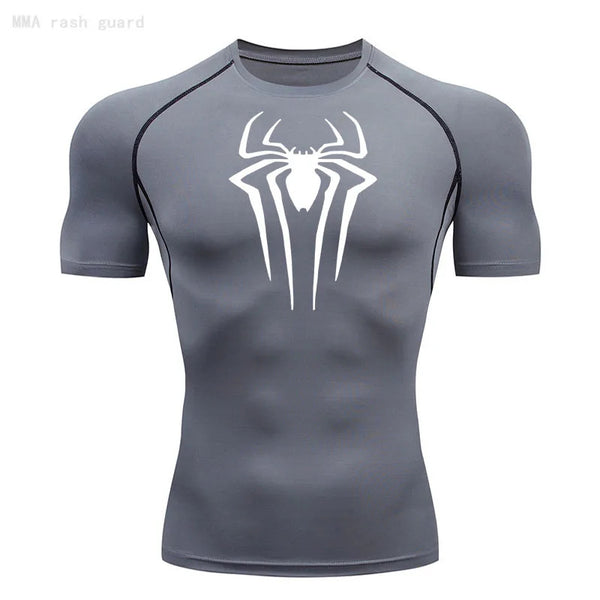 Spider Design Compression Shirts