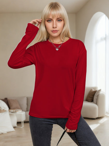 Long Sleeve Round Neck T-Shirts