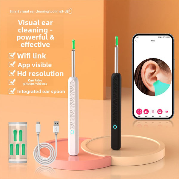 Wireless Visual Ear Cleaning Endoscope
