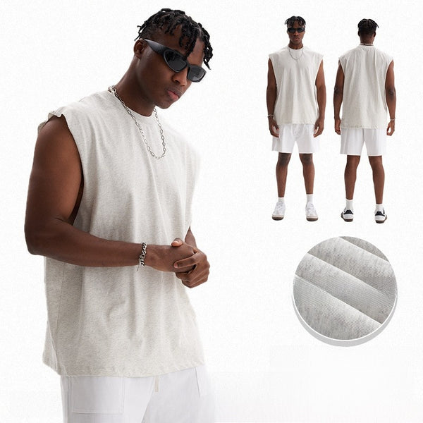 Round Neck Sleeveless Vest