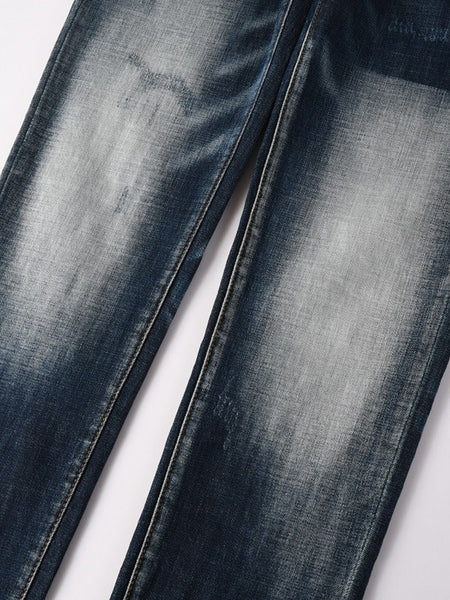 Men's Stylish Faded Stretch-Fit Jeans
