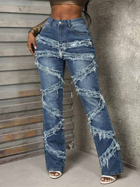 Viscose Fiber Denim Jeans